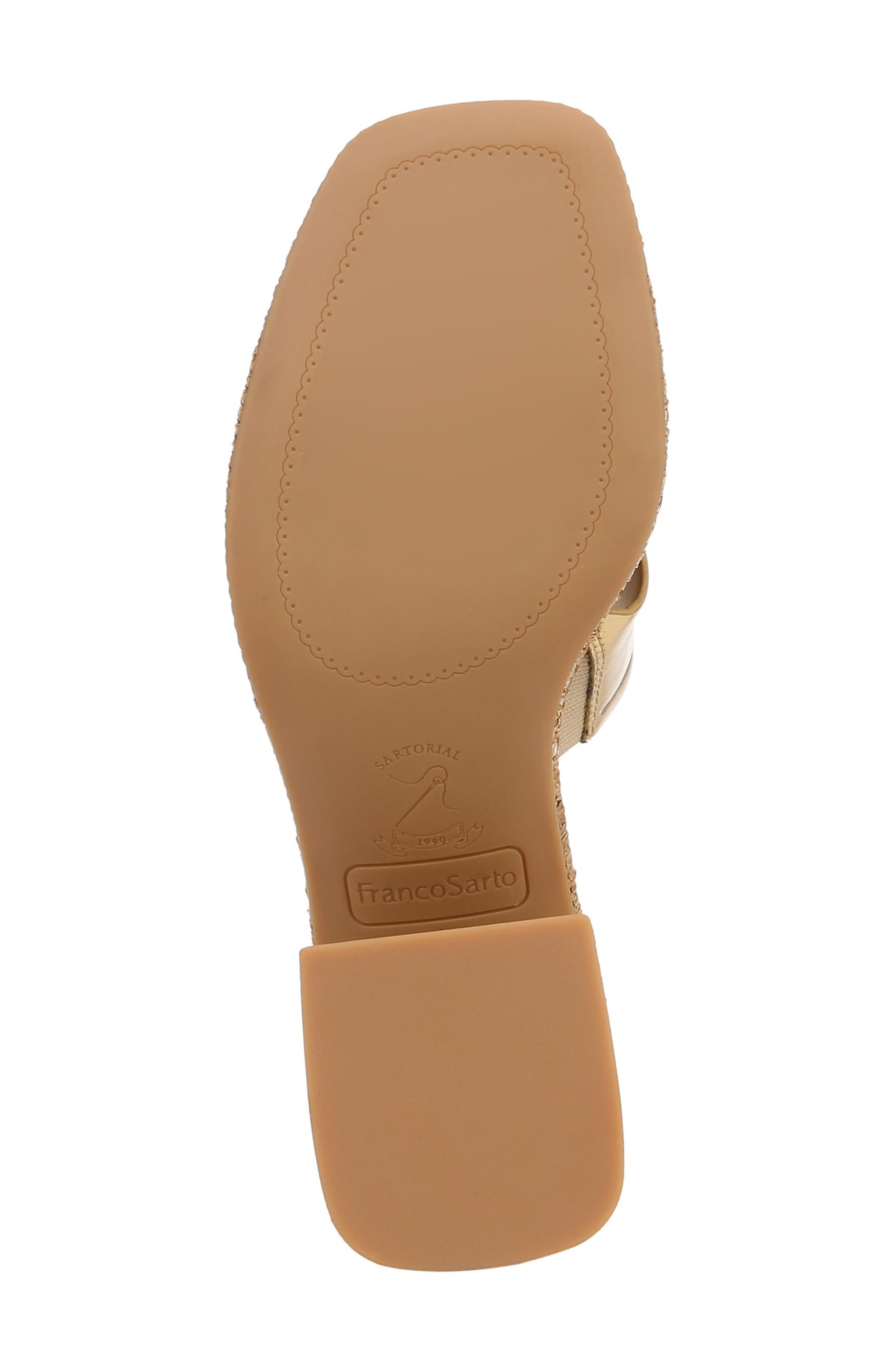 Florence Wedge Slide Sandal, Alternate, color, GOLD