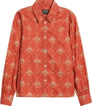 Pendleton Winona Puff Sleeve Western Shirt