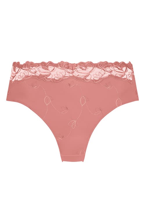 HUNKEMOLLER HUNKEMÖLLER DIVA EMBROIDERED MESH PANTIES 