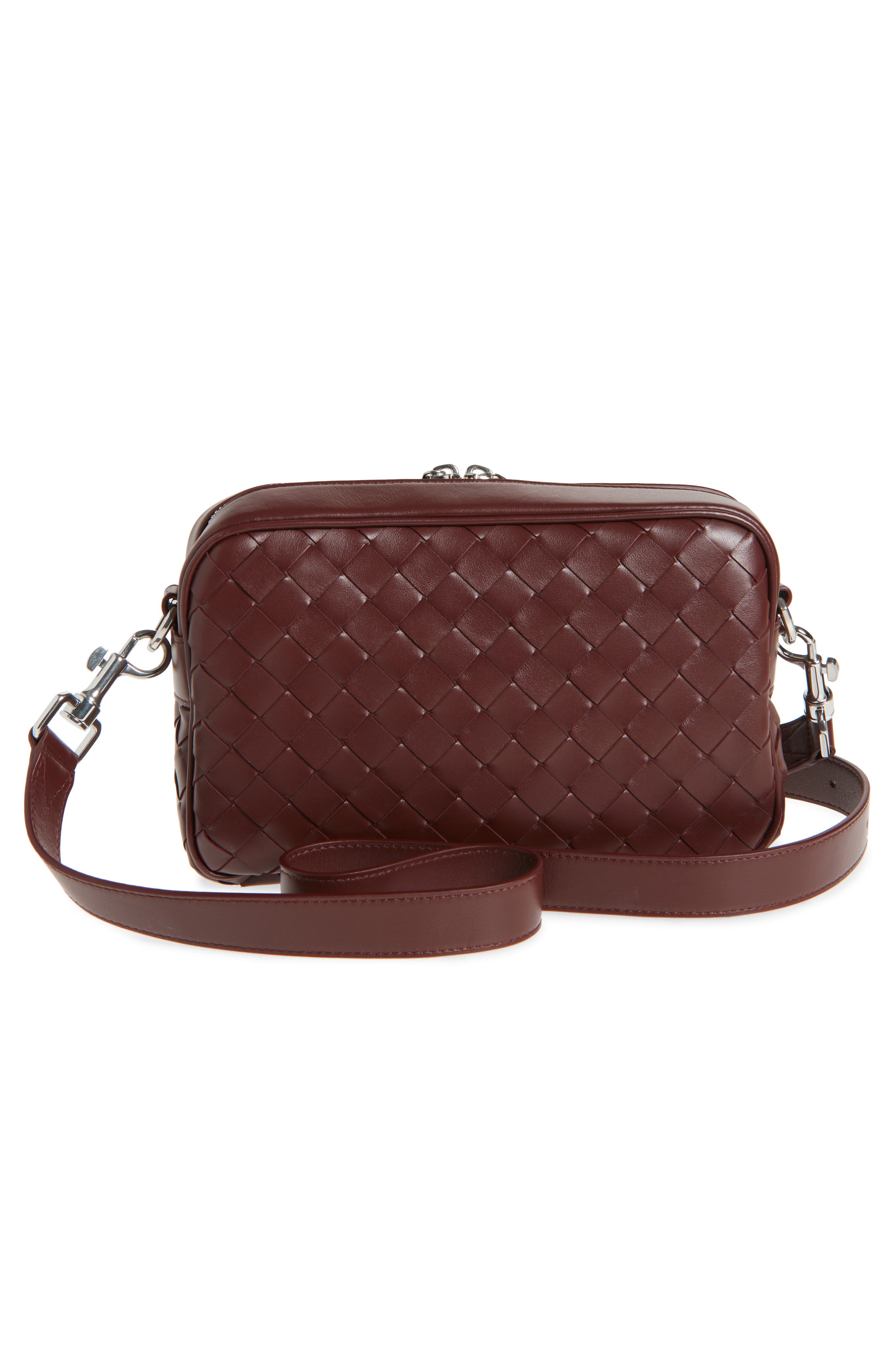 Bottega Veneta Small Classic Intrecciato Leather Camera Bag, Alternate, color, 