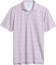 johnnie-O Bloom Neat Floral Performance Polo
