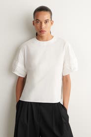 COS Pintucked Cotton Blouse