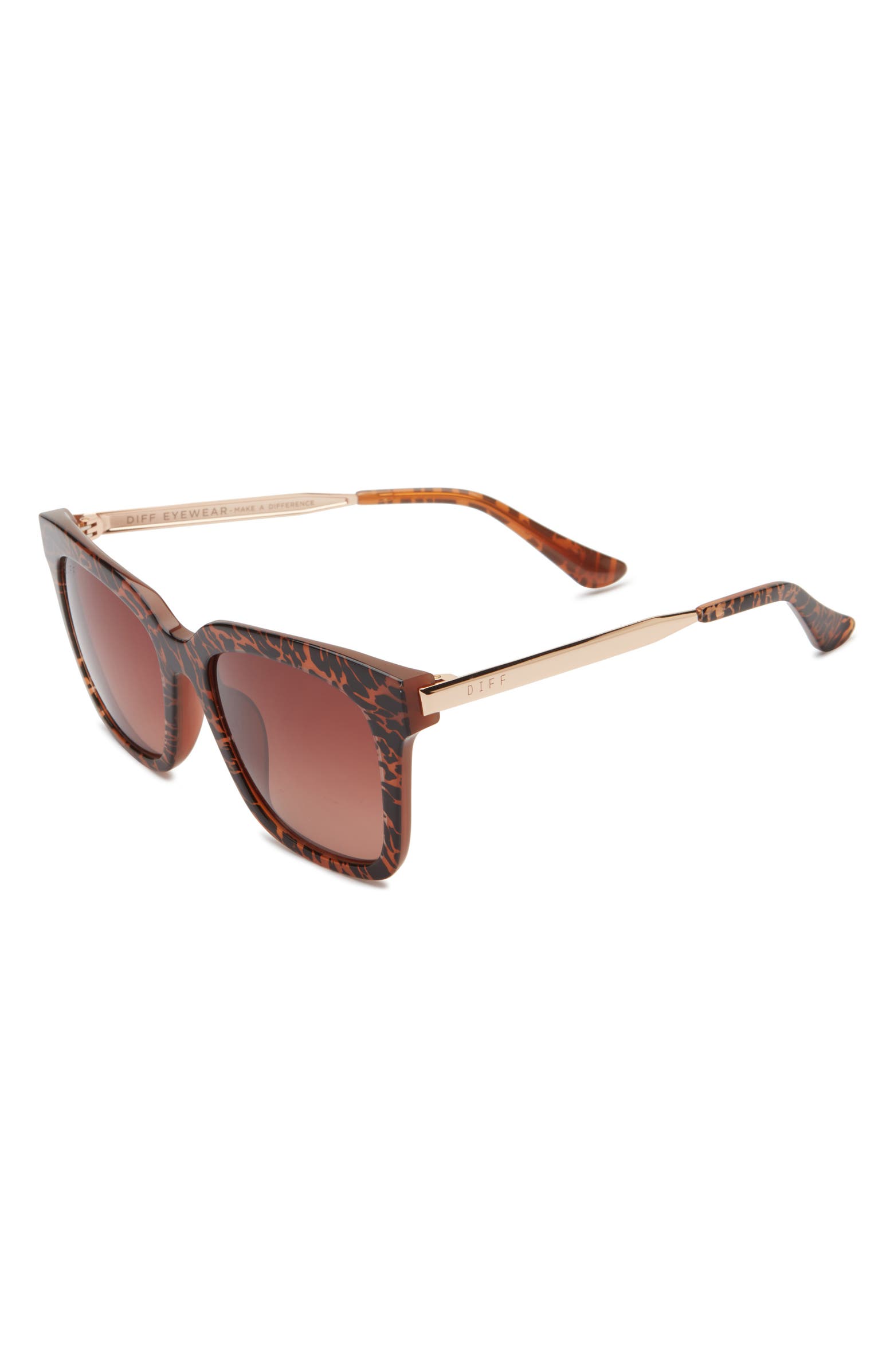 DIFF Bella 54mm Square Sunglasses | Nordstromrack
