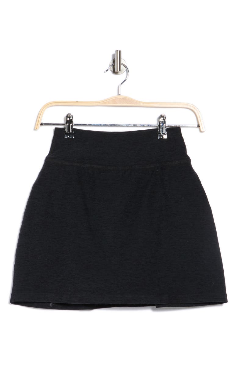 Beyond Yoga Move It Space Dye Skort, Alternate, color, Darkest Night