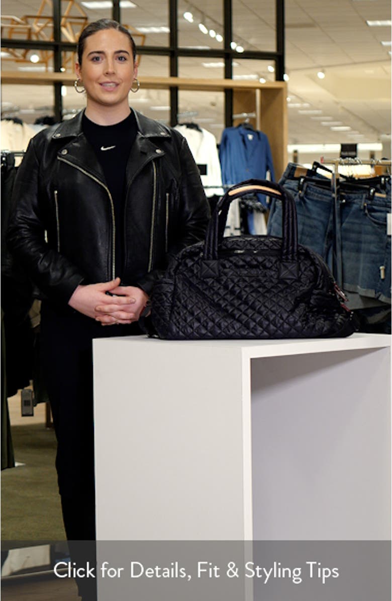 Jimmy Deluxe Quilted Nylon Duffle Bag, sales video thumbnail