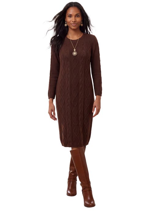 Cable Sweater Dress