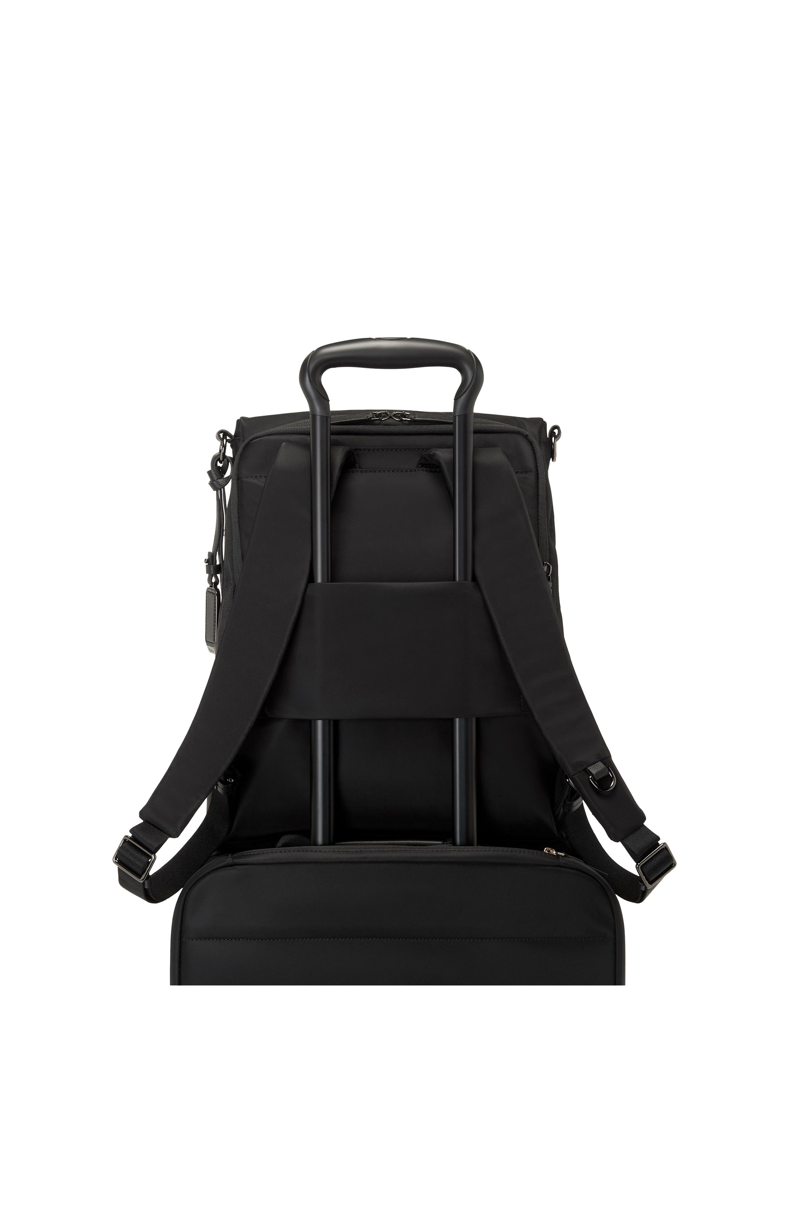 TUMI Leigh Convertible Backpack/Tote, Alternate, color, Black/ Gunmetal