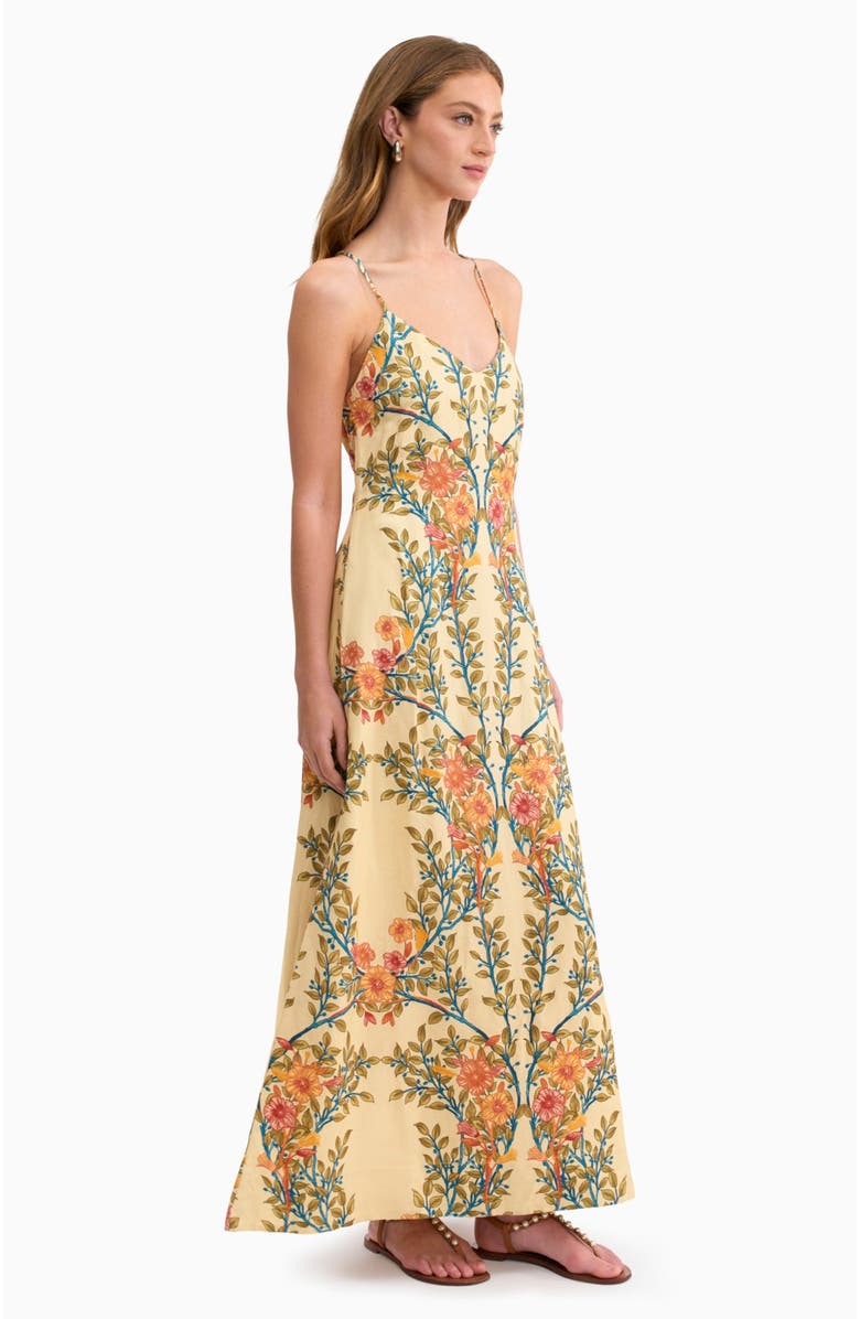 Rebecca Taylor Cleo Printed Dress, Alternate, color, Buttercream Multi