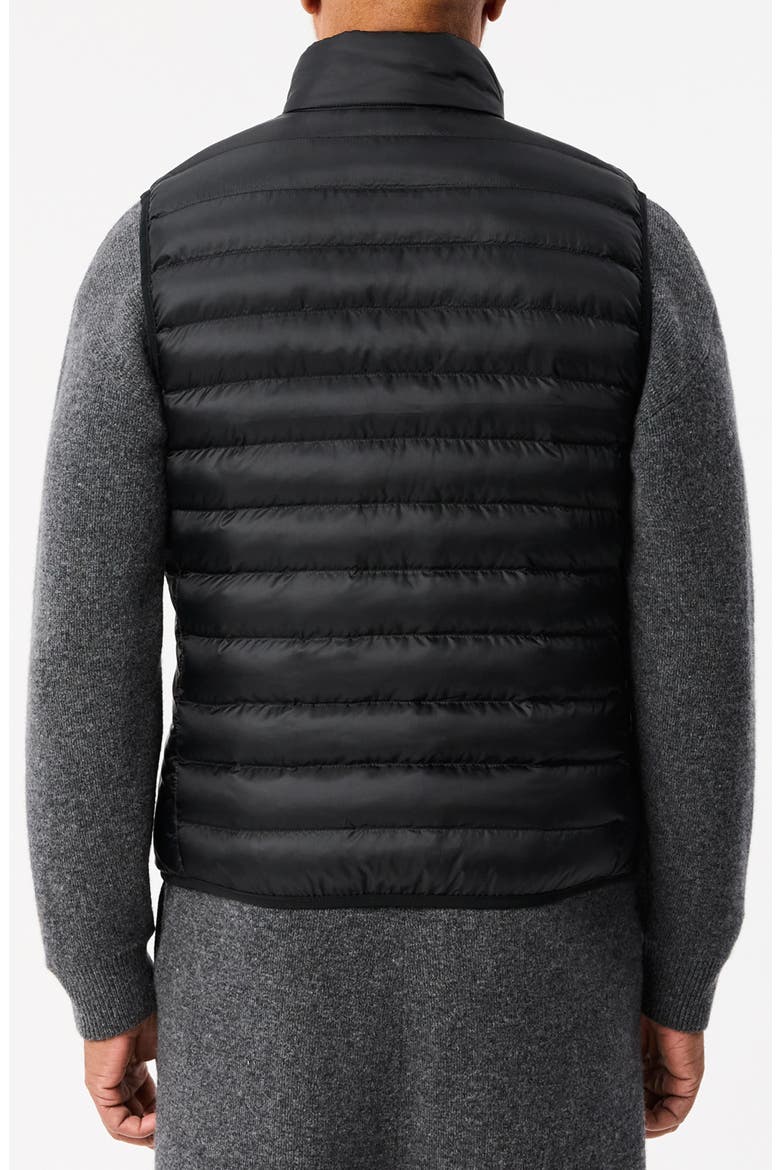 Lightweight Water Repellent Puffer Vest, Alternate, color, BLACK