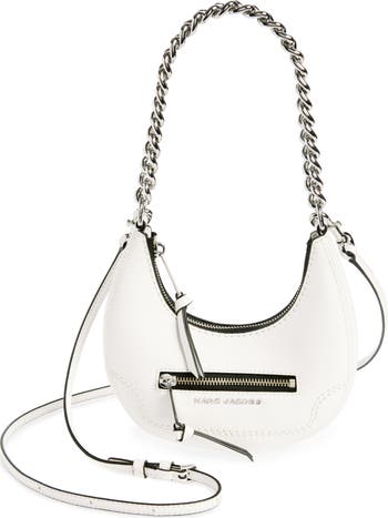 Marc Jacobs Mini Crescent Crinkle Leather Crossbody Bag