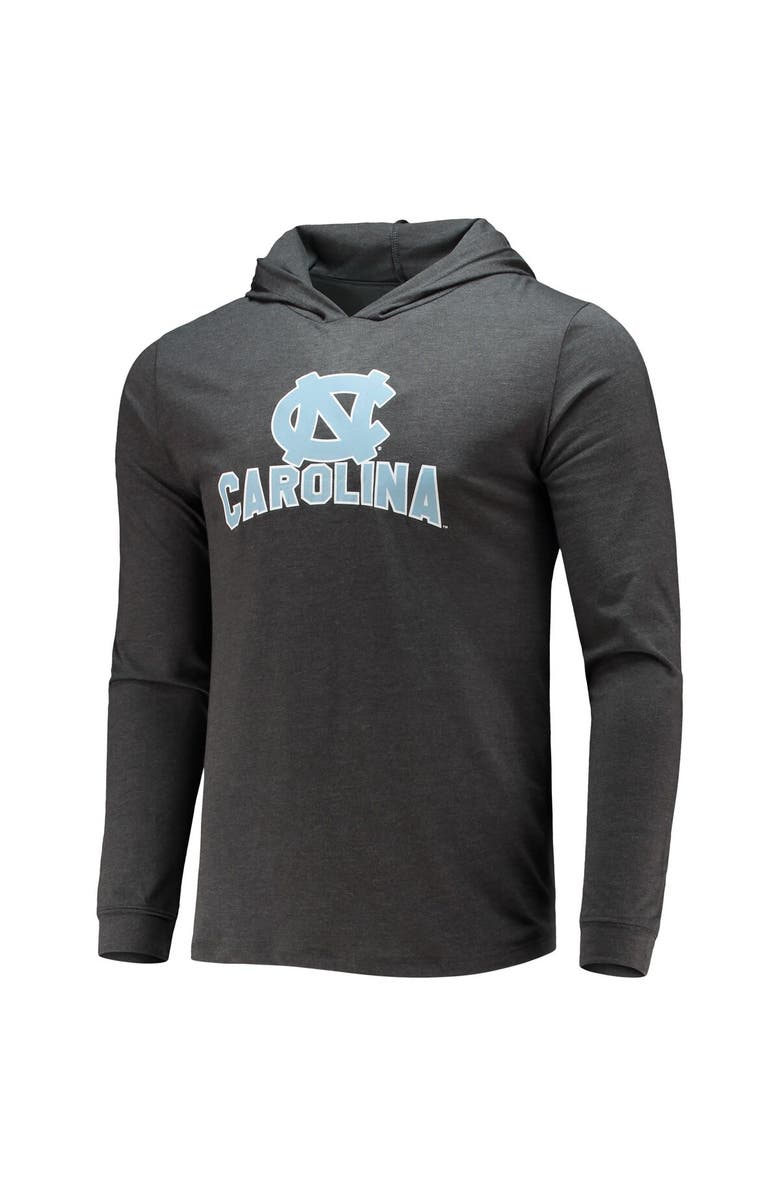 CONCEPTS SPORT Men's Concepts Sport Light Blue/Heather Charcoal North Carolina Tar Heels Meter Long Sleeve Hoodie T-Shirt & Jogger Pajama Set, Alternate, color,