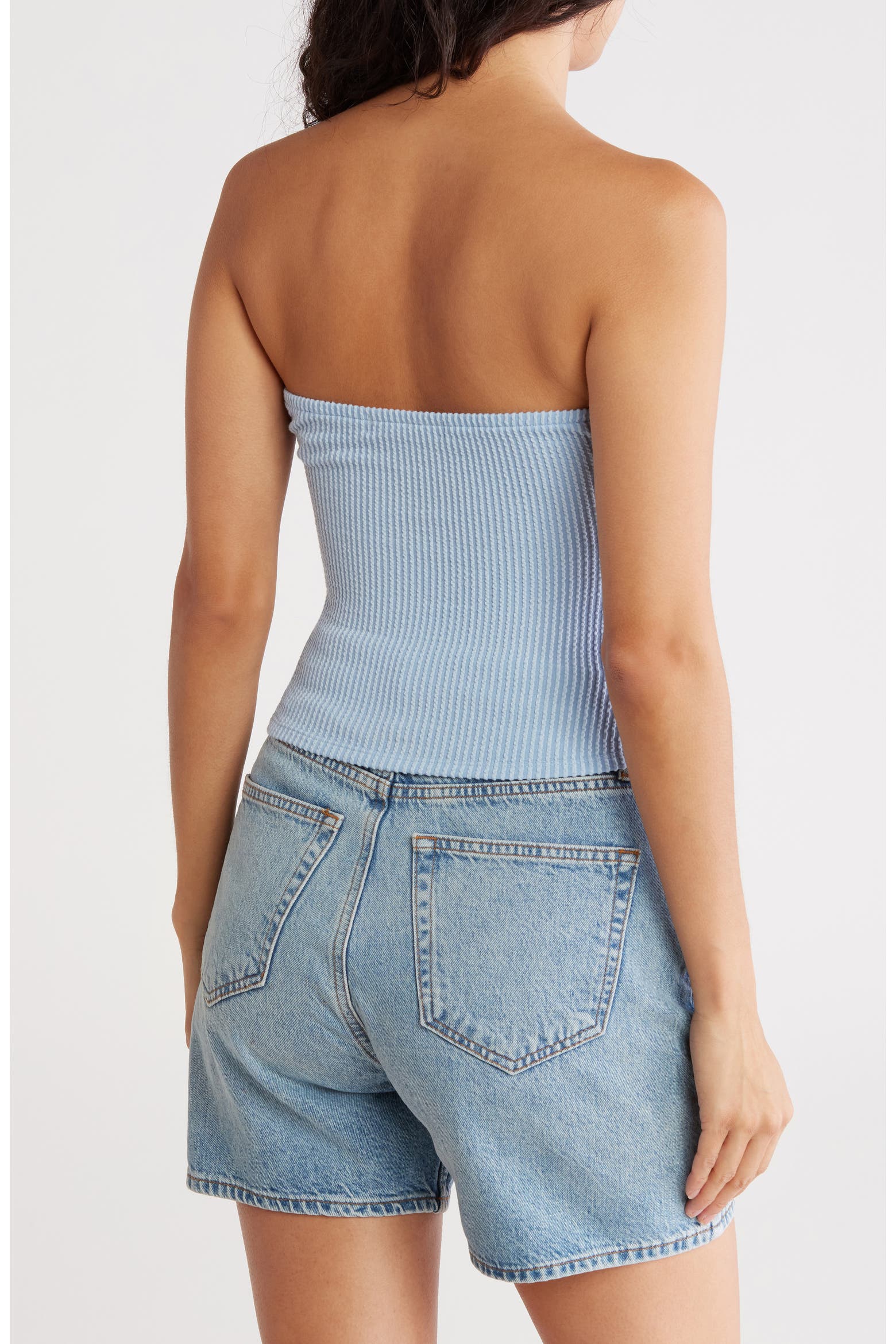 Tubing Ribs Madden Girl Twist Bust Pucker Rib Tube Top (Women) | Nordstromrack