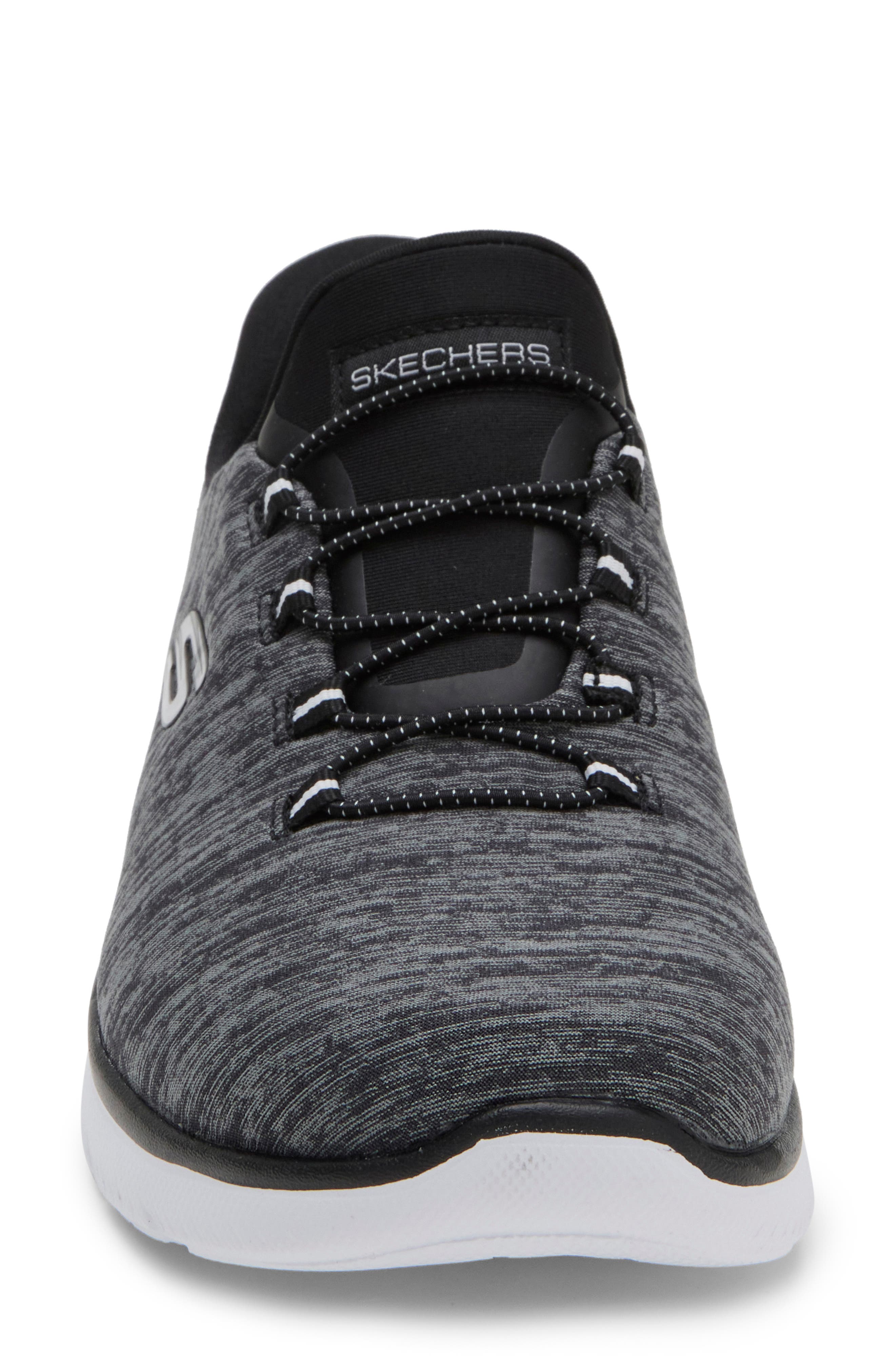 Swift Summits Slip On Sneaker, Alternate, color, BLACK/ WHITE
