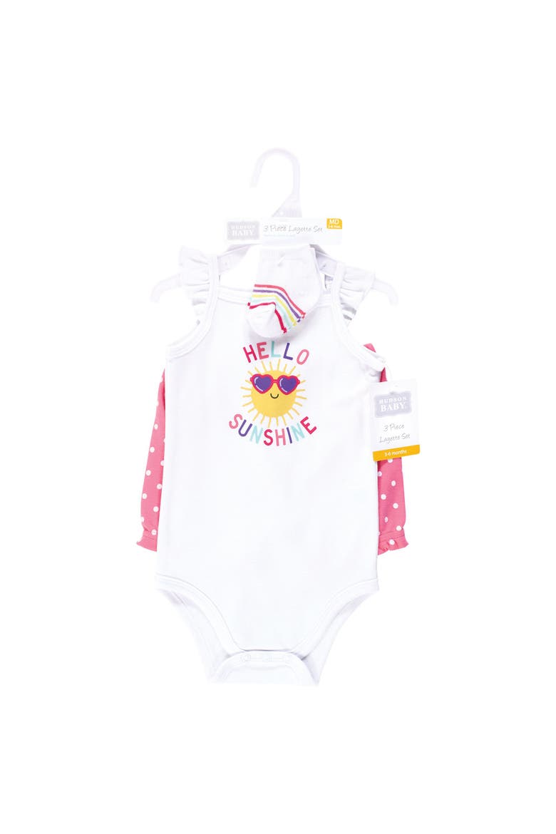 Coordinated Bodysuit Outfit with Shorts and Socks, Alternate, color, Hello Sunshine Sunglasses