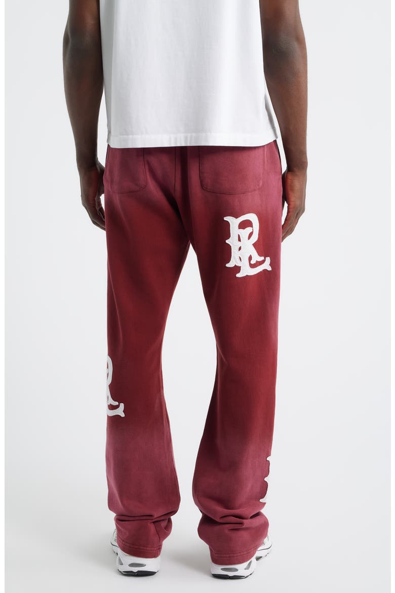 Logo Appliqué Sweatpants, Alternate, color, WASHED MAROON