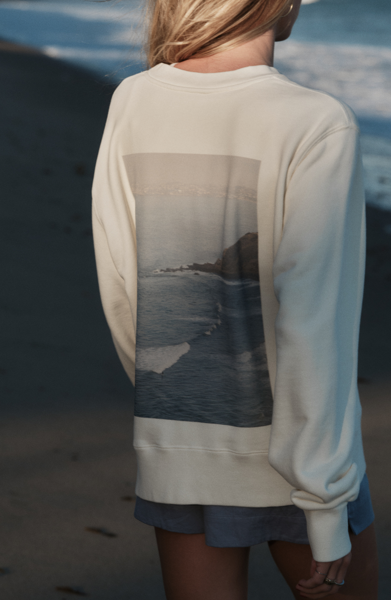 CALIFORNIA INCLINE Palos Verdes Crewneck, Alternate, color, Salt