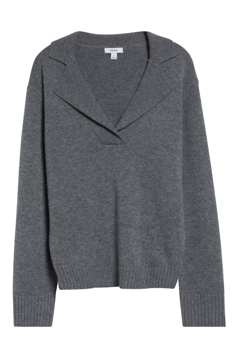Flo Wool & Cashmere Blend Sweater, Alternate, color, GREY