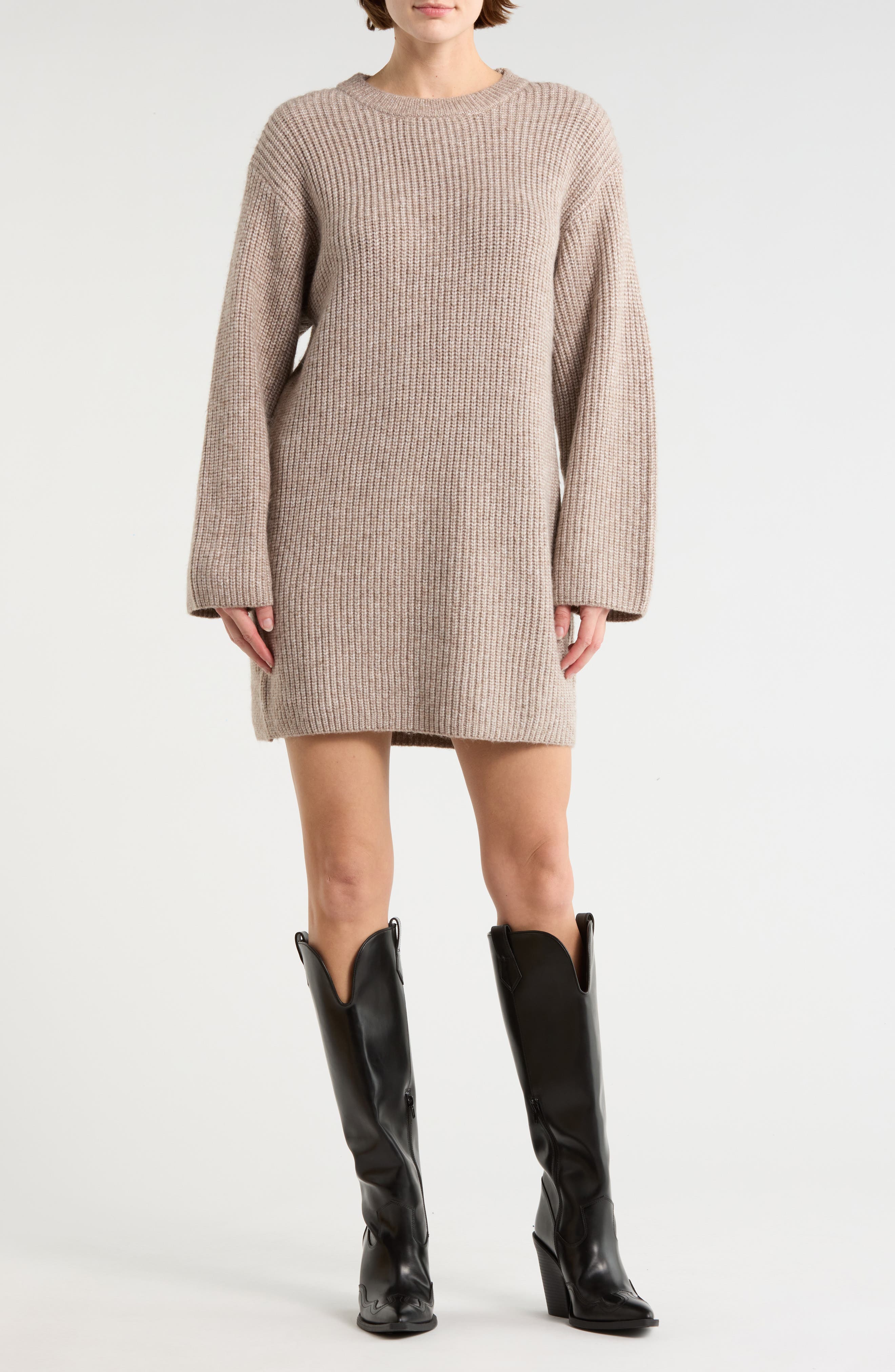 Long Sleeve Sweater Dress - image 3