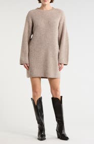 Lush Long Sleeve Sweater Dress