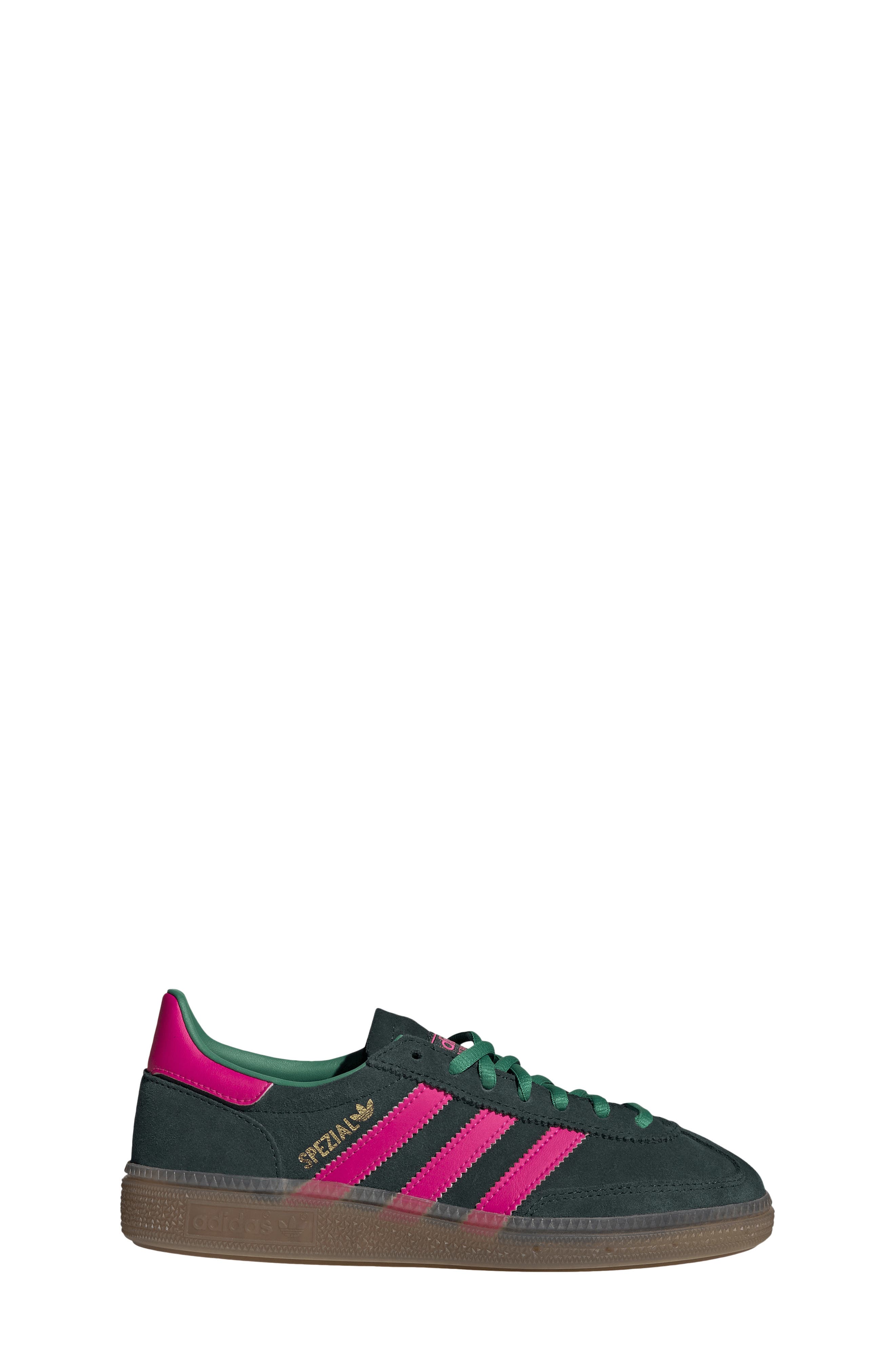 Kids' Handball Spezial Sneaker, Alternate, color, AURORA IVY/ SHOCK PINK/ GUM