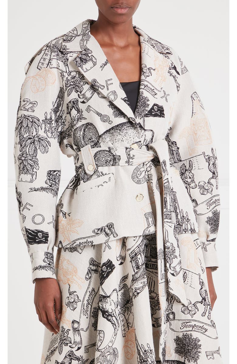 Temperley London Anniversary Jacket, Alternate, color, White