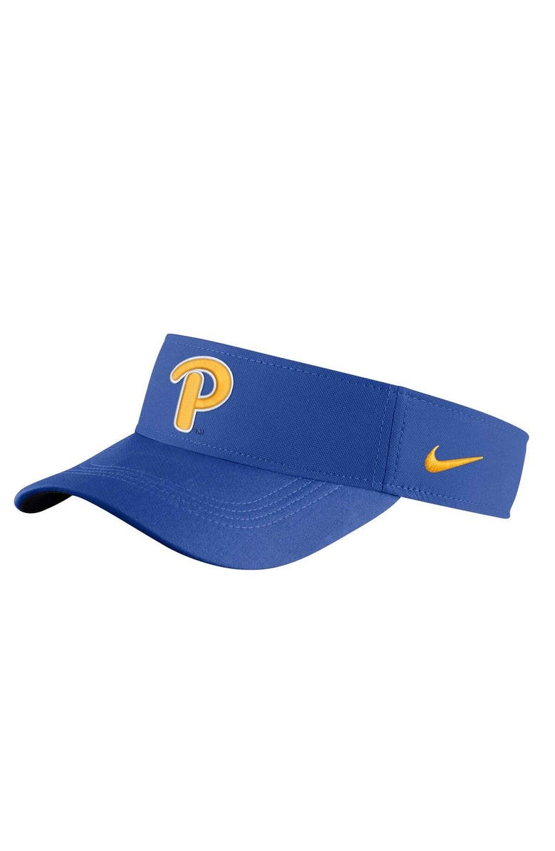 Nike Men's Nike Pitt Panthers Royal Sideline Performance Visor, Main, color, Royal