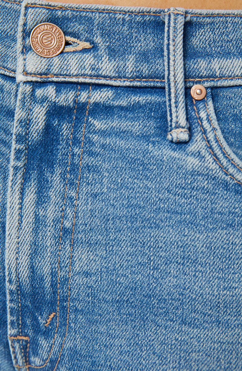 MOTHER Lil' Outsider Sneak High Waist Bootcut Jeans, Alternate, color,