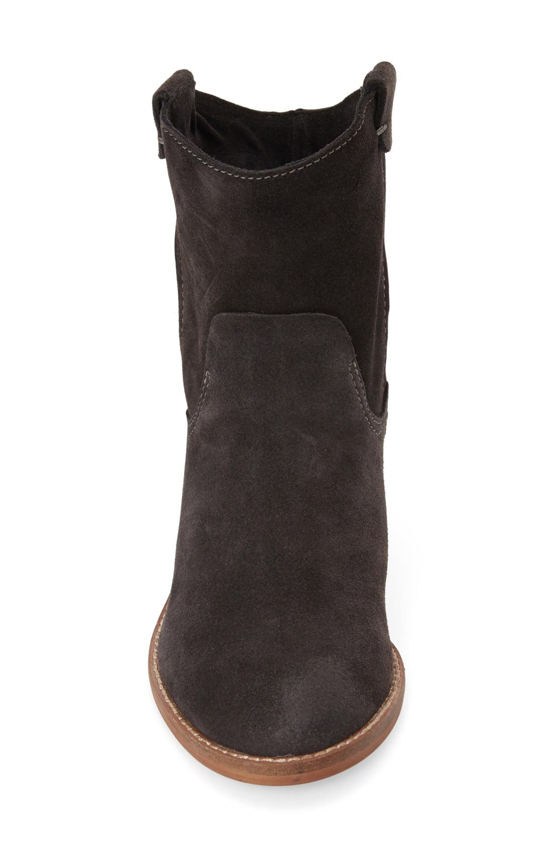 'Grayden' Western Bootie, Alternate, color, ANTHRACITE SUEDE