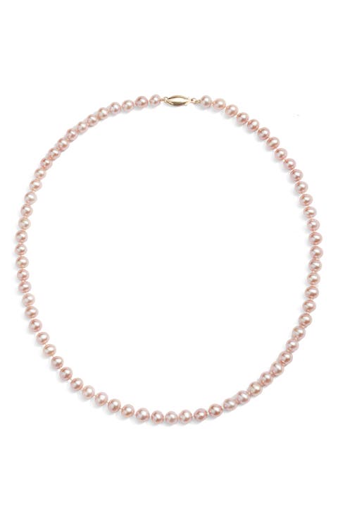 Freshwater Blush Pearl Necklace