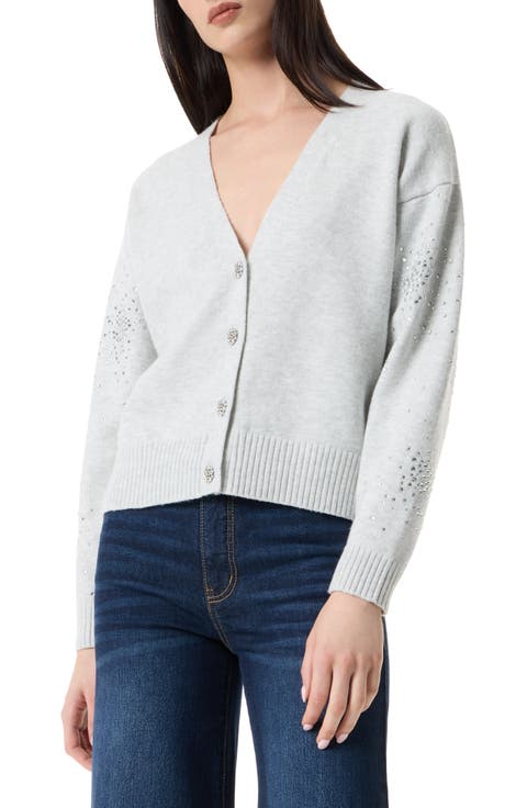 Clio Crystal Embellished Crop Cardigan