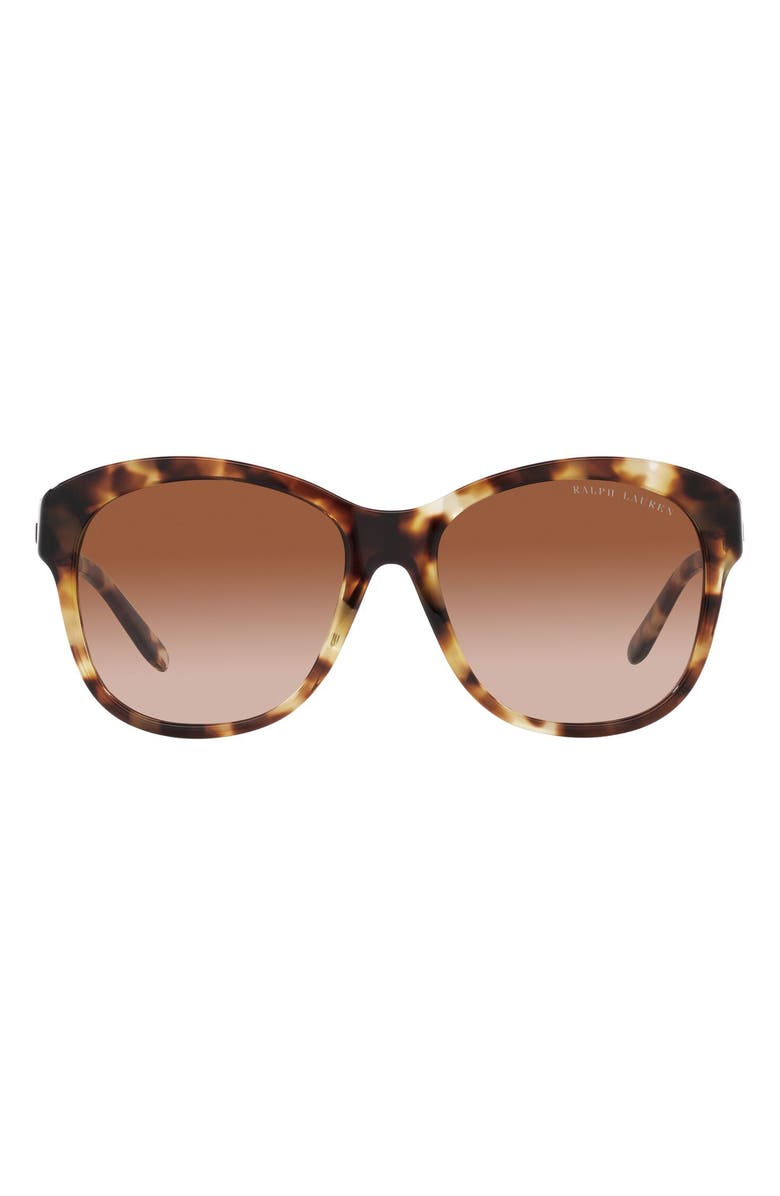 Ralph Lauren 55mm Round Sunglasses, Main, color, 