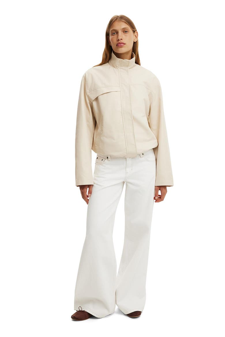 Women's Arlo Funnel Neck Jacket, Alternate, color, Sandstone