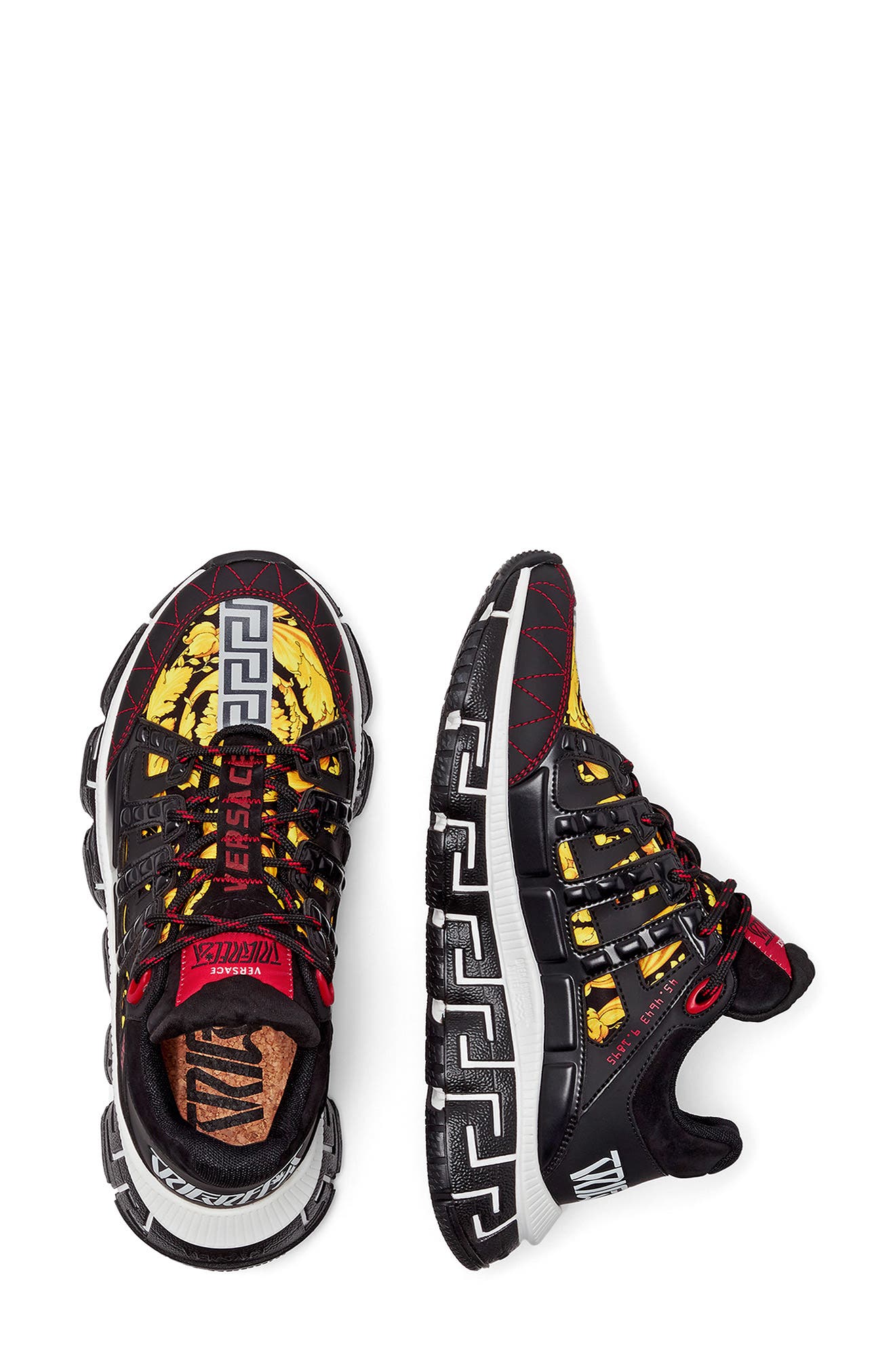 Versace Trigreca Sneaker, Alternate, color, 