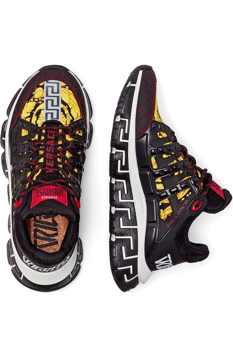 Versace Trigreca Sneaker, Alternate, color,