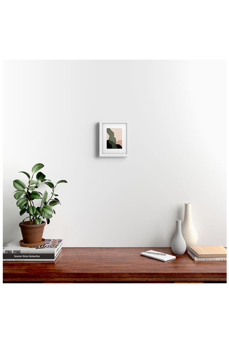 Boho Framed Art Print, Alternate, color, WHITE FRAME