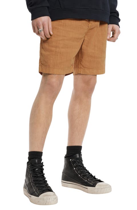 Benson Linen Blend Drawstring Shorts