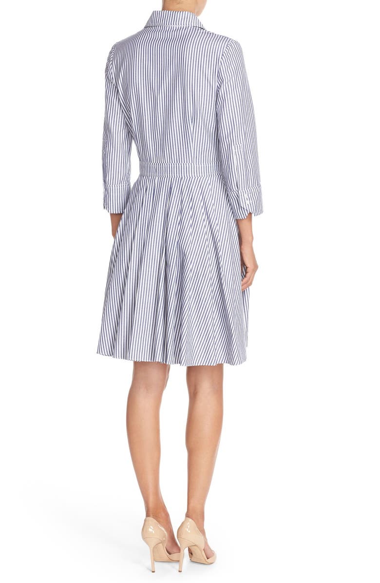 Eliza J 3/4 SLEEVE SHIRT DRESS, Alternate, color,