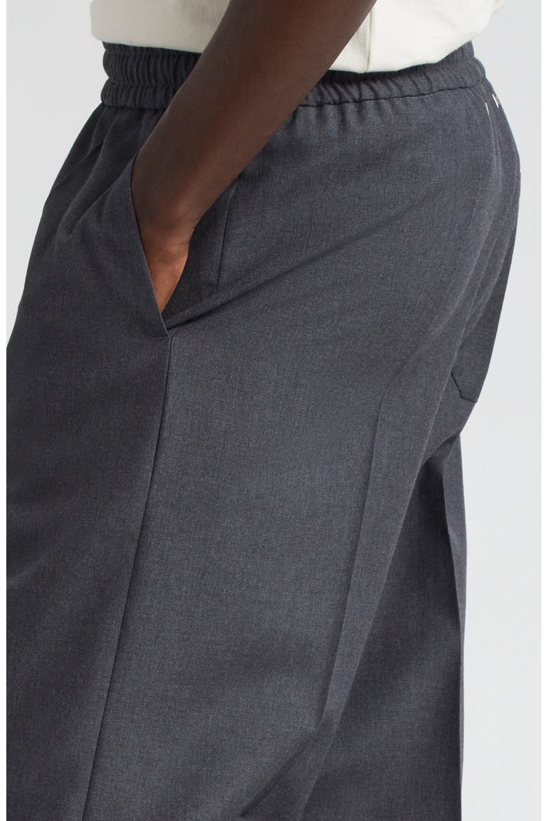 Lenny Wool Pants, Alternate, color, ANTRACITE/ MELANGE