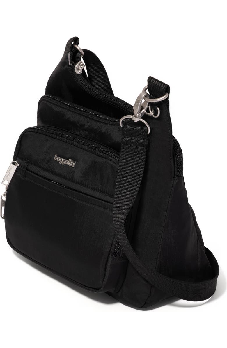 BAGGALLINI Securtex Anti-Theft Crossover Crossbody, Alternate, color, Black