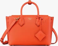 MCM Small Milla Tote in Grained Leather