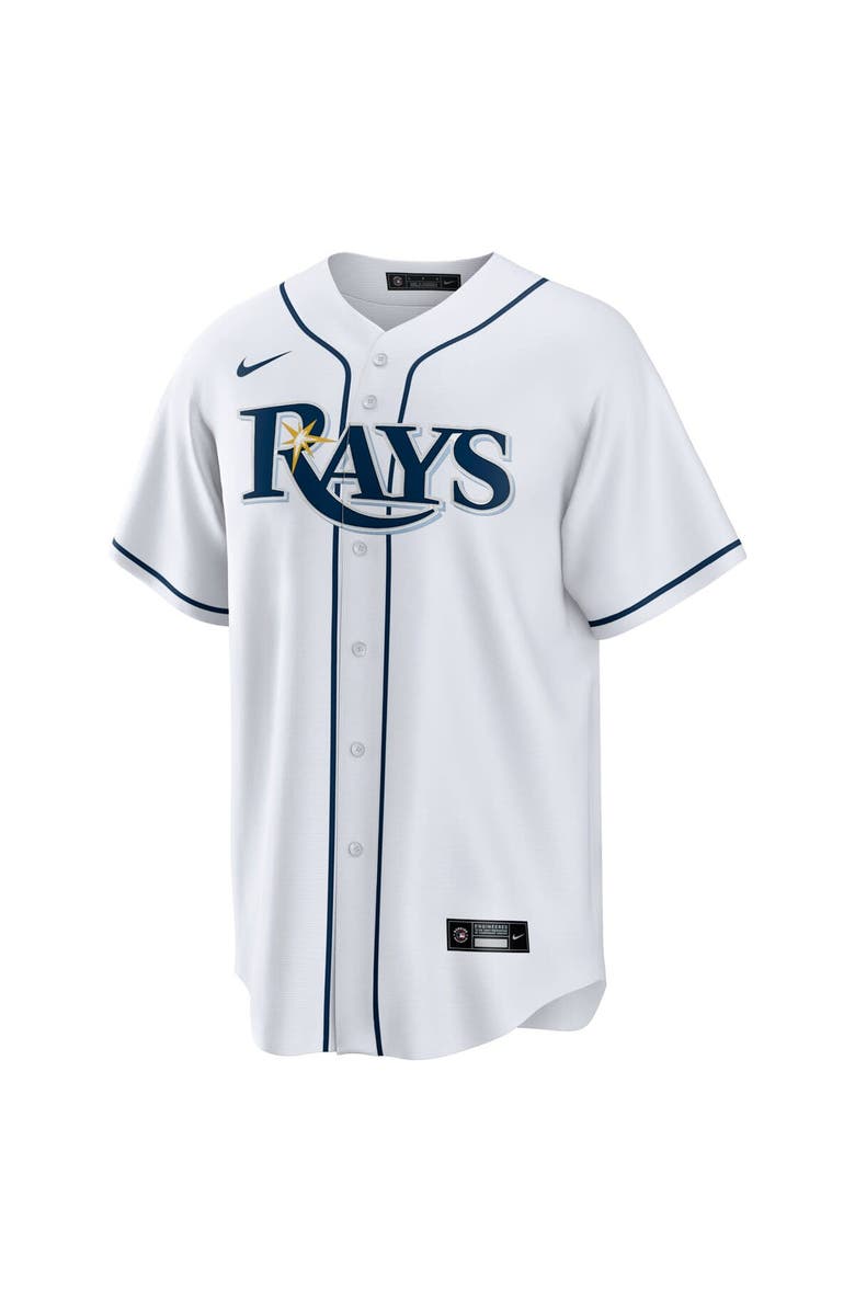 Nike Men's Nike White Tampa Bay Rays Home Replica Team Jersey, Alternate, color, 