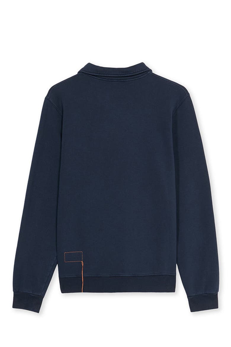 Zip-Up Sweatshirt with Pocket, Alternate, color, BLUE