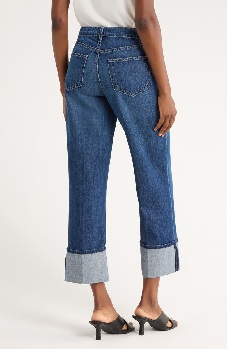 L'AGENCE Leighton Cuff Stovepipe Jeans, Alternate, color, Rampart