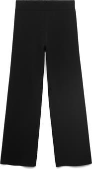 MANGO Straight Leg Knit Pants