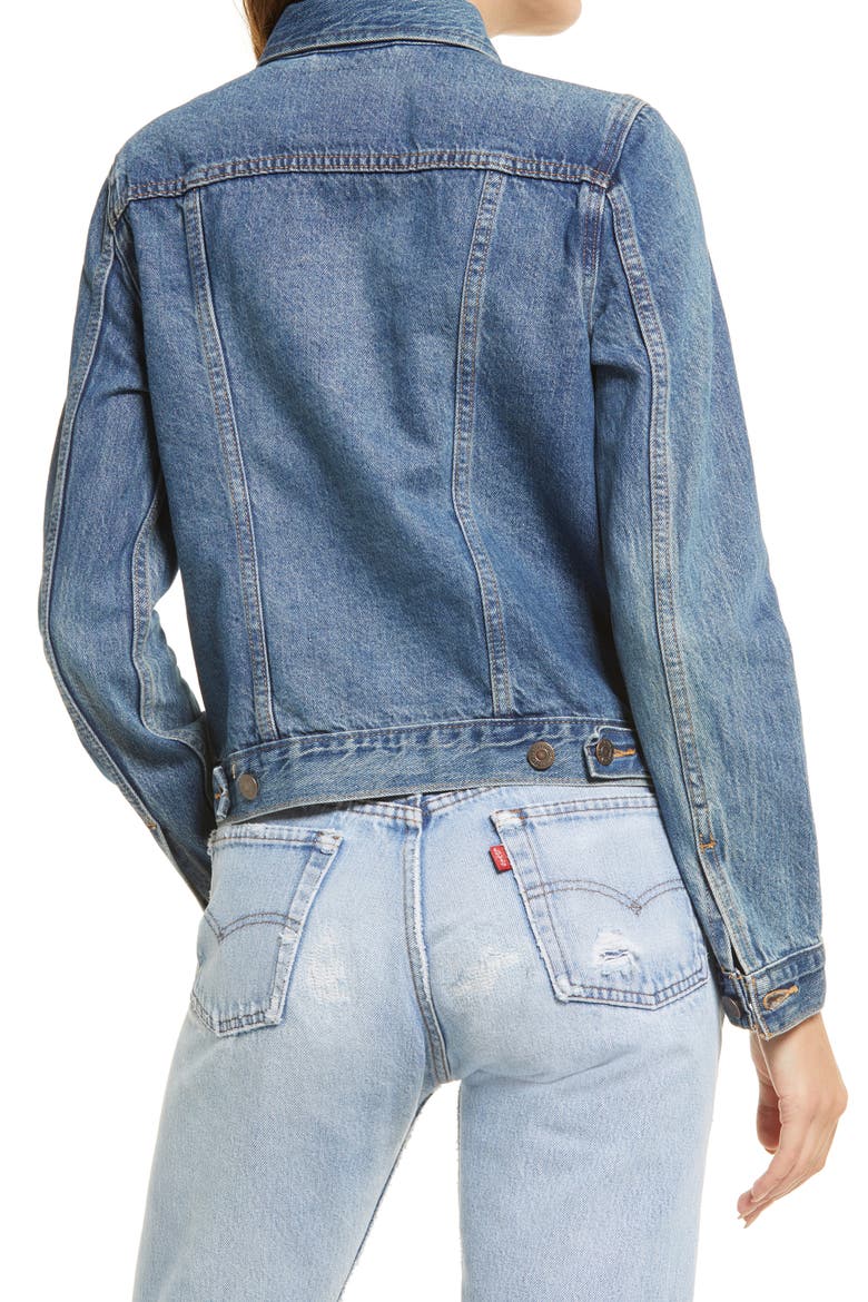 Original Trucker Jacket, Alternate, color, SOFT AS BUTTER DARK