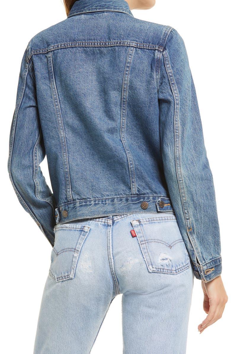 Levi's<sup>®</sup> Levis<sup>®</sup> Original Trucker Jacket, Alternate, color, Soft As Butter Dark