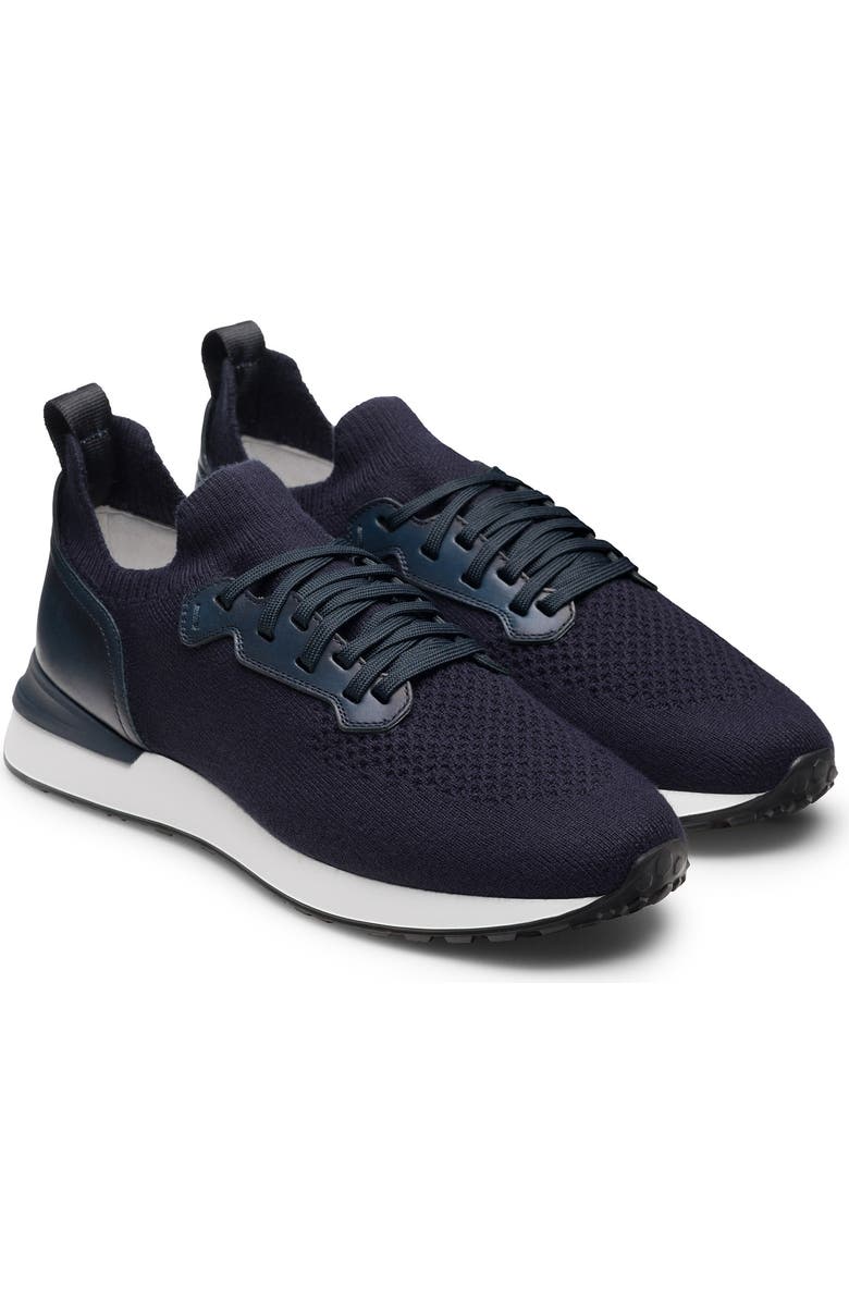 Magnanni Stratus Sneaker, Main, color, Navy