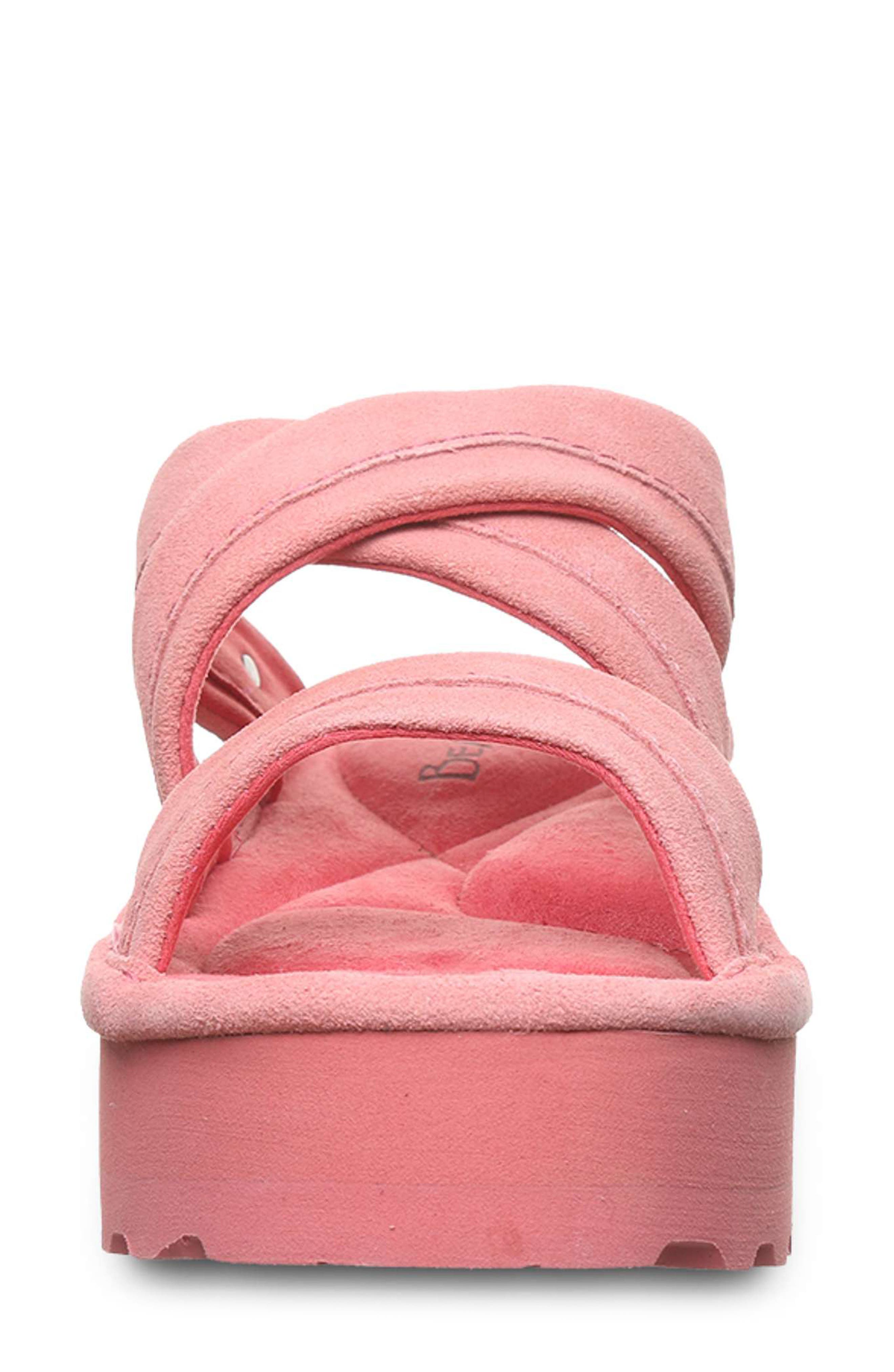 Altitude Platform Slide Sandal, Alternate, color, SHELL PINK