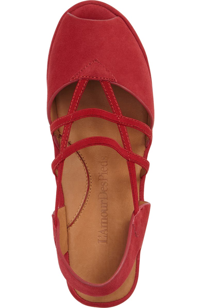 L'Amour des Pieds Adelais Platform Wedge Sandal, Alternate, color,