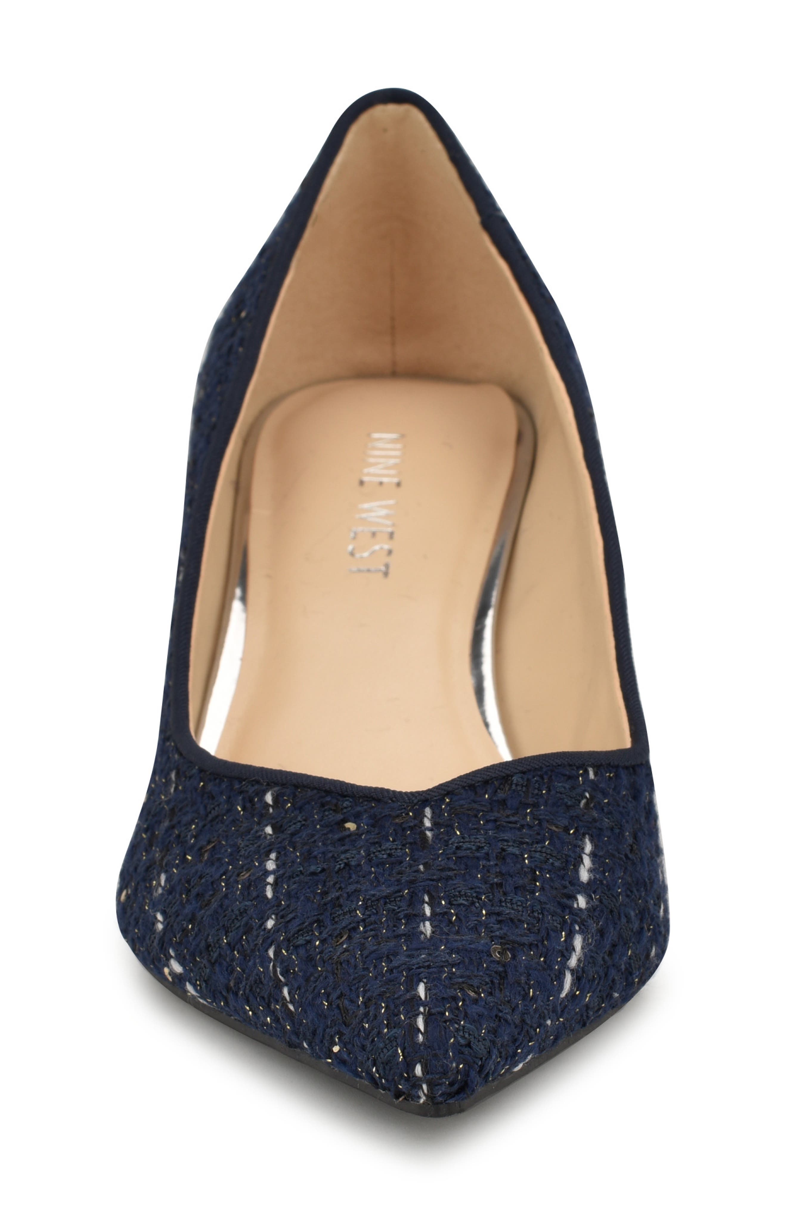 Nine West Andes Tweed Kitten Heel Pump, Alternate, color, 
